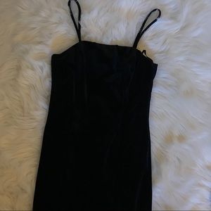 Black Velvet Cami Bodycon Dress Forever 21